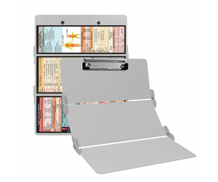 WhiteCoat Clipboard® Trifold - White Flight Medic Edition
